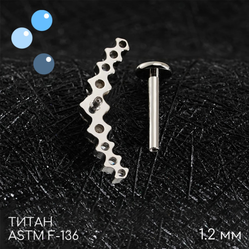 Накрутка Кристальная дорожка 9K 1.2 мм фото 3